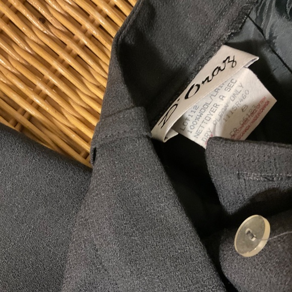 D’oraz wide leg trouser suit charcoal grey size 8 - Picture 6 of 6